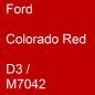 Preview: Ford, Colorado Red, D3 / M7042.